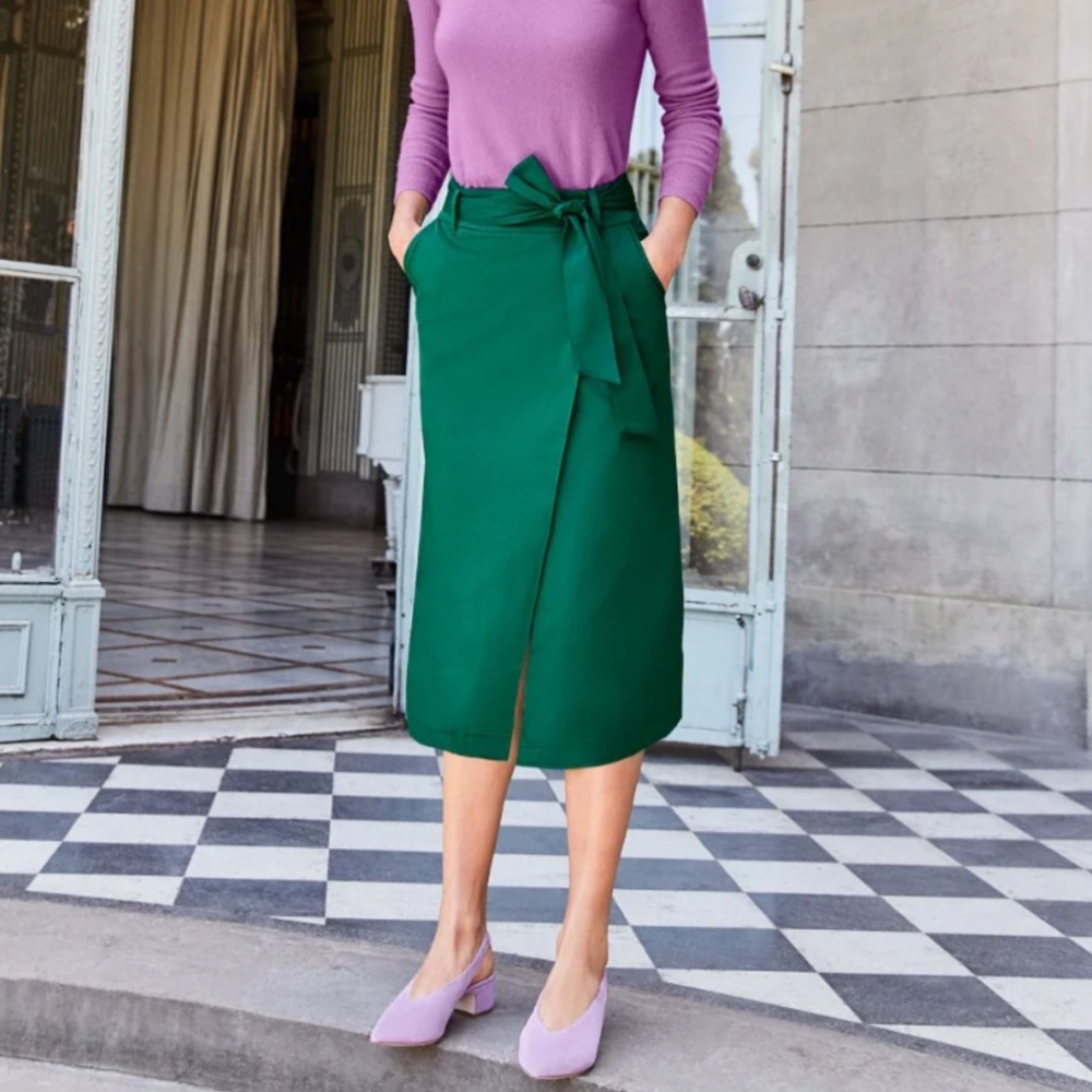 Boden Pevensie Pencil Wrap Skirt